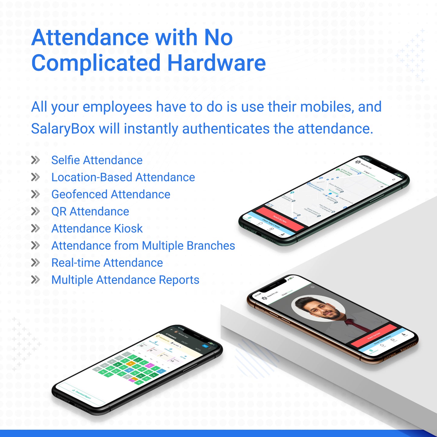 Employee Smart Attendance, Live Tracking & Payroll Software